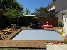 Notre zone d'activité pour ce service Entreprise pour faire poser une terrasse en bois exotique résistant aux intempéries avec lames larges et finition huilée
