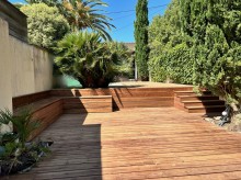 Notre zone d'activité pour ce service Poseur de terrasse en bois composite sur-mesure avec finition antidérapante et  avec trappe coulissante